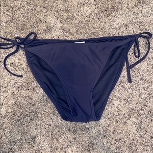 blue tie bikini bottoms